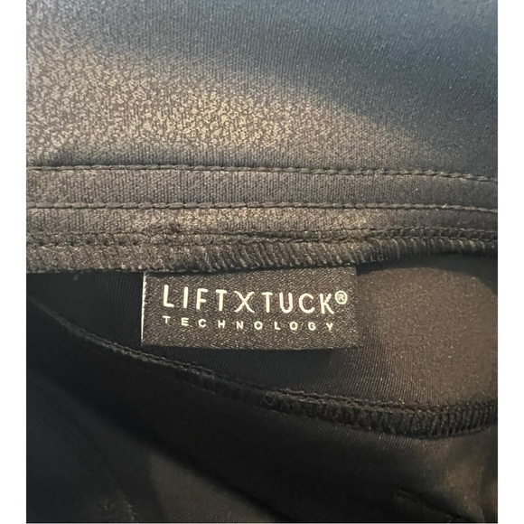 NYDJ Longline Sclupt-Her Side Slit Jet Black Lift Tuck Technology Shorts Pants - Picture 9 of 15